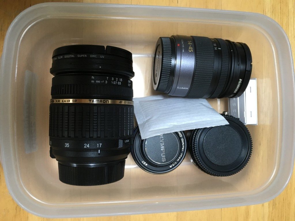 Lens storage