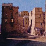 34-廃墟のある家並（イエメン）